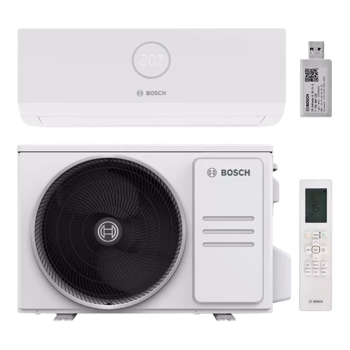 BOSCH klimatizácia single split CL4000i-Set 26 E nástenná - 2,9/2,93kW