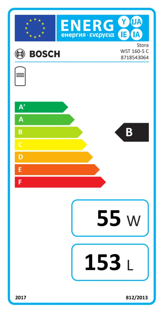 Zásobníky teplej vody BOSCH Stora WST 160-5C 157L