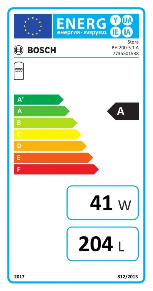 Zásobníky teplej vody BOSCH BH 200-5 200L