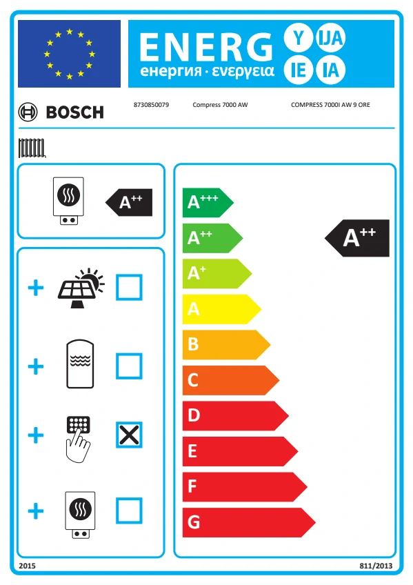 Bosch CS 7000i AW 13 ORE tepelné čerpadlo vzduch/voda 5-12kW