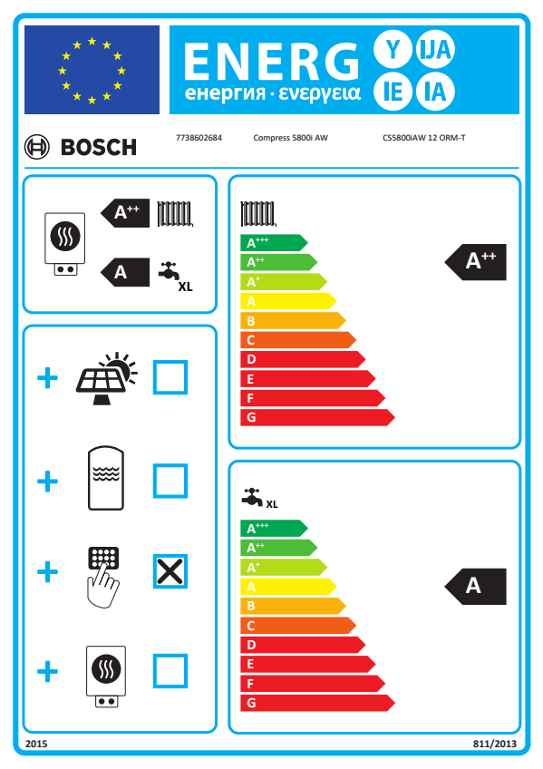 Bosch Compress CS 5800iAW 12 ORM-T